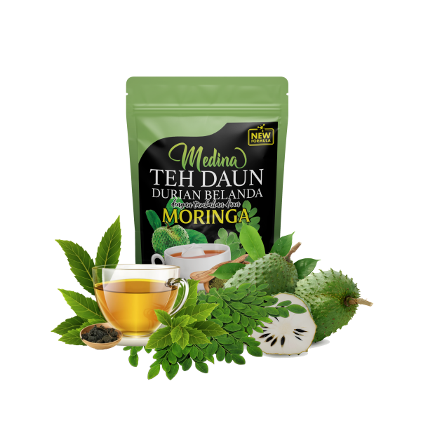 Teh Daun Durian Belanda Moringa